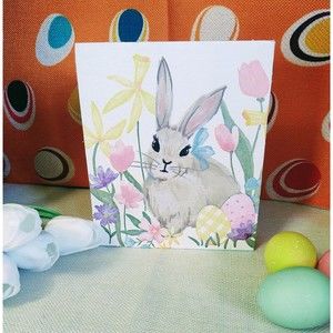 Easter Decor/Bunny Sign/Tiered Tray Decor/Mini Wood Sign/Bunny Decor/Easter Sign